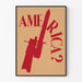 Dekoratives Poster Amerika ? mit Roter Gewehr