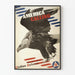 Vintage-Poster America Calling für patriotische Wanddekoration