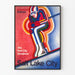 Vintage-Poster American Airlines Skis Salt Lake City