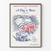 Vintage-Poster American League Free Palestine A Flag is Born