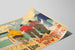 Vintage-Poster American Line Southampton - Cherbourg - New York — Ansicht des Kunstwerks