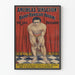 Vintage-Poster Harry Houdini Flucht mit Handschellen