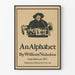 Vintage-Dekorationsposter An Alphabet von William Nicholson