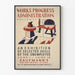 Vintage-Poster zur Ausstellung der Fähigkeiten von Arbeitslosen