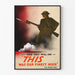 Vintage-Poster Soldat mit Gewehr – Das war unsere beste Stunde