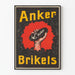 Vintage-Poster Anker Brikets Hauptmieter ein Kohle