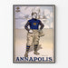 Vintage-Poster Annapolis Navy 1902 – Nautische Wanddekoration