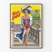 Vintage-Poster Annie Frank tätowiert für Wanddekoration
