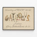 Vintage-Poster Kunstausstellung Amsterdam 1813–1913 — gerahmtes Bild an der Wand