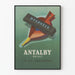 Vintage-Poster Antalby Bailly Dyspnées – Retro-Wanddekoration
