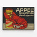 Vintage-Poster von Mayonnaise und Hummer — gerahmtes Bild an der Wand