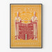 Vintage-Poster Architectura et Amicitia Amsterdam