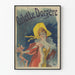 Vintage-Poster von Arlette Dorgère in elegantem Kostüm