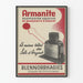 Vintage Werbeplakat Armanite Wasseraufhängung