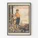 Retro-Wandposter Arbeit und Industrie der Sowjetunion