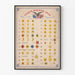 Dekoratives Poster mit Wappen der amerikanischen Armee 1865
