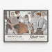 Vintage-Poster Arrow Collars & Cluett Shirts zur Wanddekoration — gerahmtes Bild an der Wand