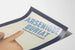 Vintage-Poster Arseniodé Buriat rekonstruierend, Handdesign und Retro-Typografie