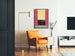 Vintage-Bibliotheks-Poster - Aschehougs Konversations-Leksikon Bände I-IX