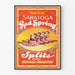 Vintage-Poster Saratoga Red Spring für Wanddekoration