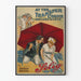 Retro-Poster Bei The Transfer Corner - Vintage-Komödie und Drama