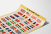 Historisches Poster - Alliiertenflaggen gegen die Achse