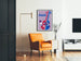 Dekoratives Poster Atchafalaya mit Bunt-Gitarre