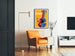 Dekoratives Poster Atchafalaya mit buntem Gitarre