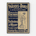 Vintage-Poster Im Paradies der Damen Winter-Waschräume Paris