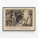 Vintage-Poster La Rôtisserie de la Reine Pédauque - Nationaltheater der Opéra-Comique — gerahmtes Bild an der Wand