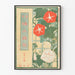 Vintage-Japanischer Kunst-Blumenposter – Wanddekoration im japanischen Stil