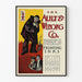 Vintage-Werbeplakat Ault & Wiborg Druckfarben