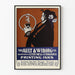 Vintage-Poster der Ault & Wiborg Co. Druckertinte