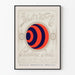 Vintage-Poster von Ault & Wiborg Druckerschrift Wanddekoration