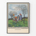 Vintage-Poster Kinder, die im Kreis spielen – Nostalgische Wanddekoration