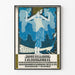 Vintage-Kunstposter für Ausstellung L.H. Jungnickel