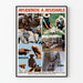 Vintage-Poster für Tierpflege und Prävention