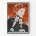 Vintage-Poster Baccara Wanddekoration Kino Retro