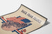 Vintage-Poster Back From France - Patriotische amerikanische Wanddekoration