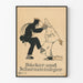 Vintage-Poster Bäcker und Schornsteinfeger – Retro-Wanddekoration