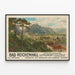 Vintage-Poster Bad Reichenhall, Thermalbad und Alpenheilbad — gerahmtes Bild an der Wand