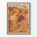Vintage-Poster Badan & Cie Genf elegante Wanddekoration