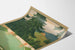 Vintage-Dekorationsposter Badenweiler mit Schwimmbad und Waldlandschaft