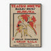 Plakat Theater Nuevo Ballets Russes Nijinska 1933