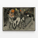 Vintage-Poster Ball der Studenten 1909 Wanddekoration — gerahmtes Bild an der Wand