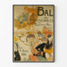 Vintage-Poster vom Bal der Unzerstörbaren im Casino de Paris 1896