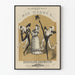 Vintage-Poster Bal Masqué Galop zur Wanddekoration