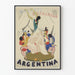 Plakat Spanische Ballettgruppen Argentinien - Elegante Vintage-Wanddekoration