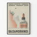 Vintage-Werbeposter Balsamorhinol für Wanddekoration