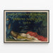 Vintage-Poster der Nationalbank für Kreditaufnahme 1920 — gerahmtes Bild an der Wand